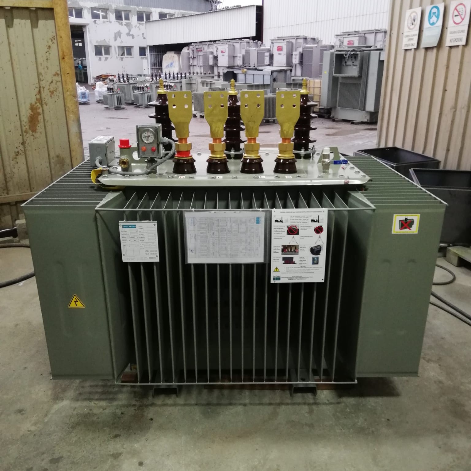 800 kVA high capacity oil immersed transformer manufactured by DATSAN