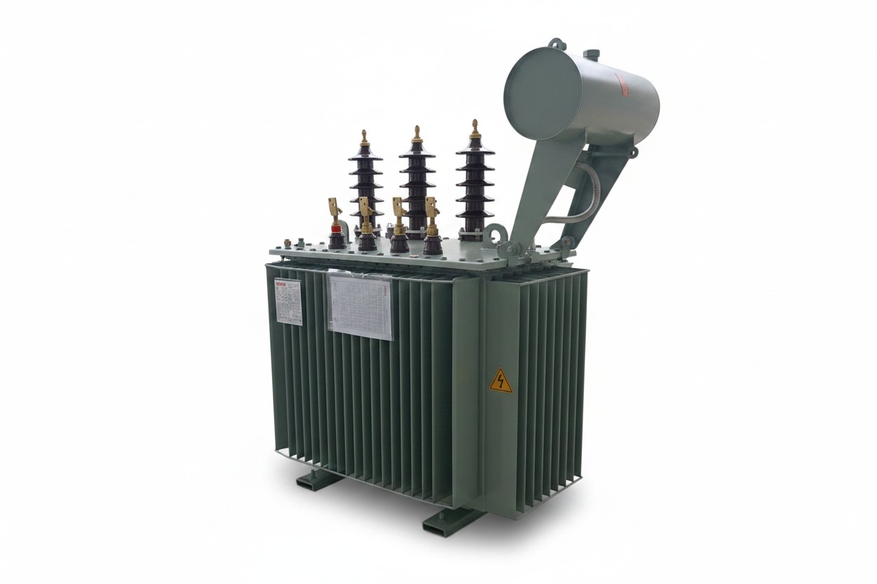 Transformateur de distribution DATSAN 250 kVA 33/0,4 kV, conservateur repliable, boîte à câbles
