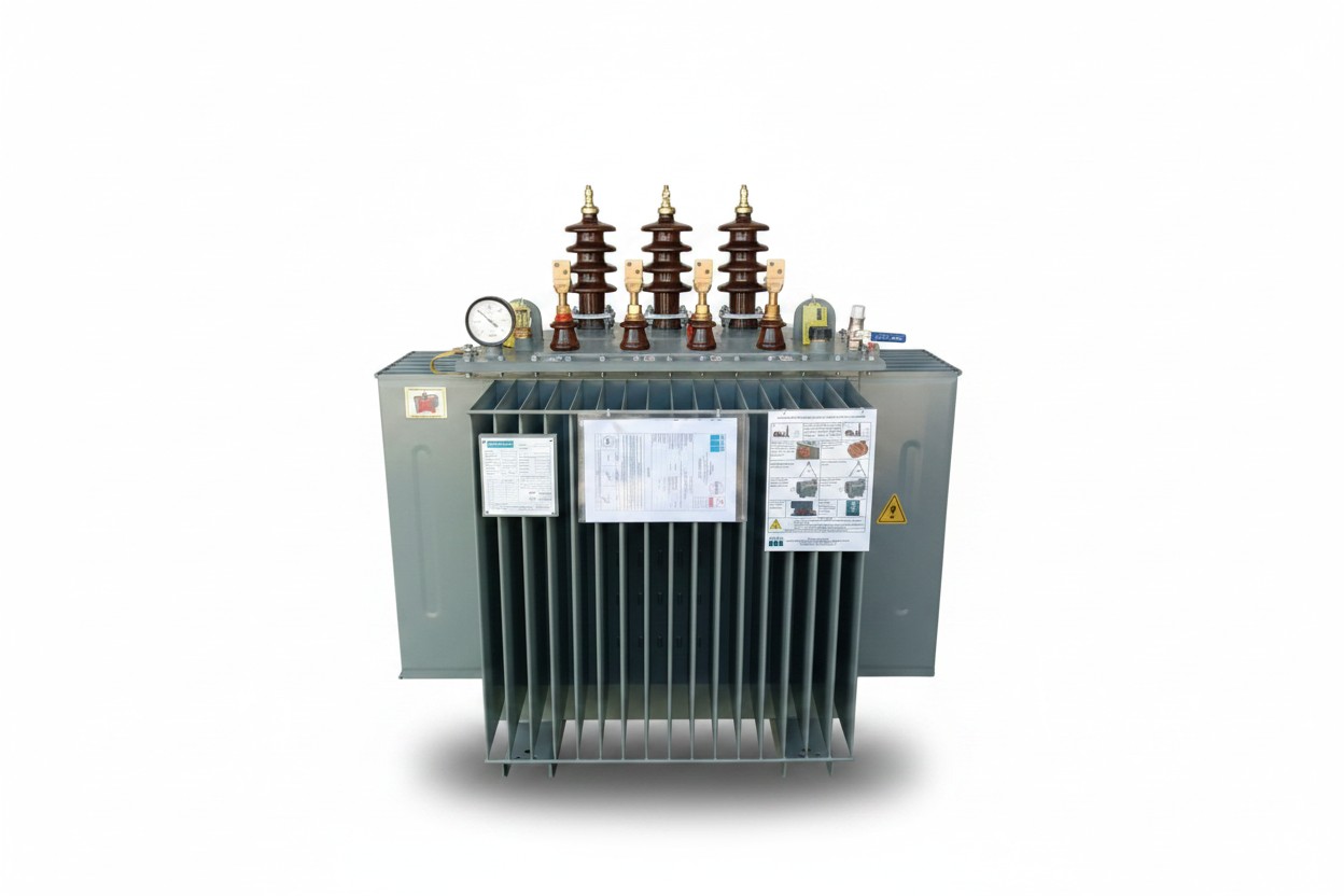 400 kVA hermetically sealed oil immersed transformer manufactured by DATSAN