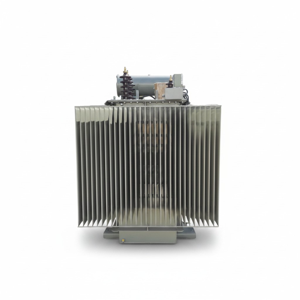 5000 kVA transformer HV bushings and tap changer connection detail