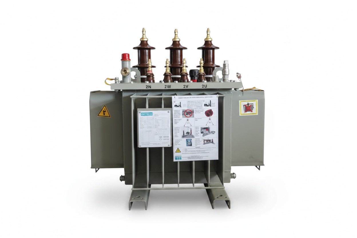 50 kVA hermetically sealed oil immersed distribution transformer manufactured by DATSAN