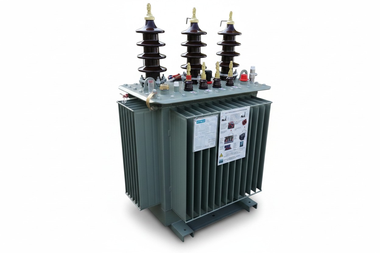 63 kVA aluminum winding hermetically sealed distribution transformer by DATSAN